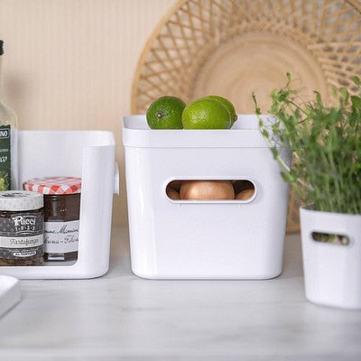 Square Stacking Lidded Fridge Storage Box