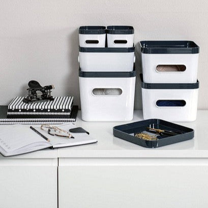 Square Stacking Lidded Fridge Storage Box