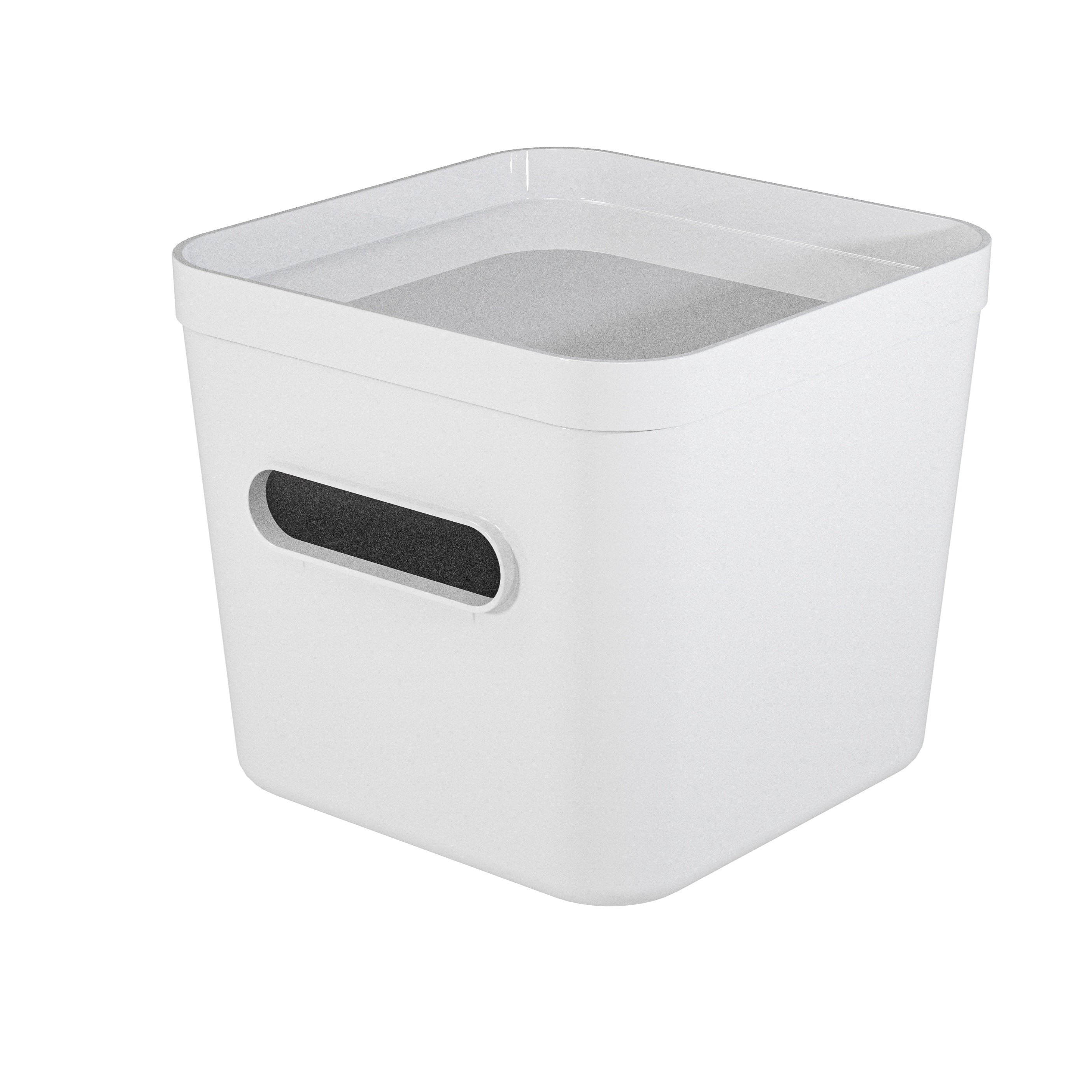Square Stacking Lidded Fridge Storage Box