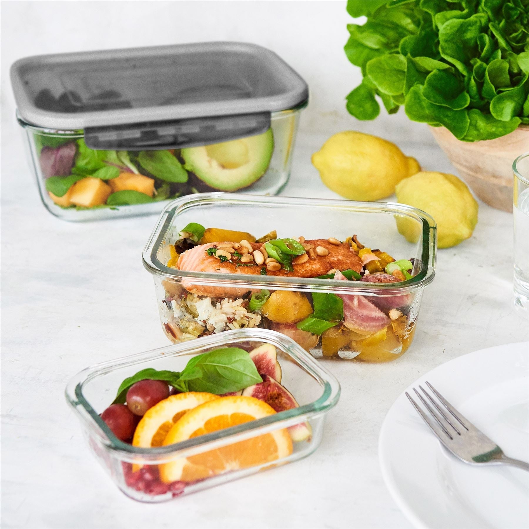 Multipurpose Food Storage Container - Glass