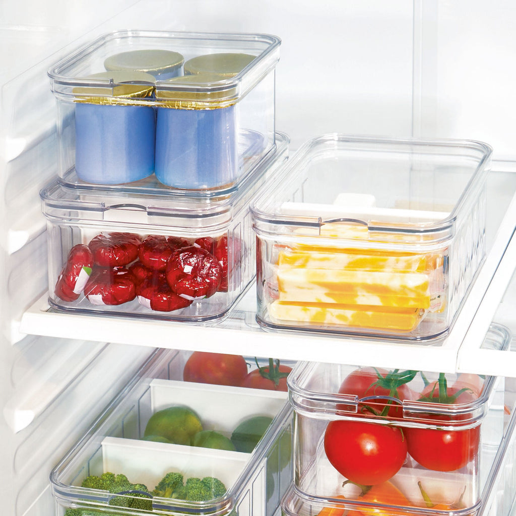 Fridge And Pantry Organiser With Dividers- Crisp Small