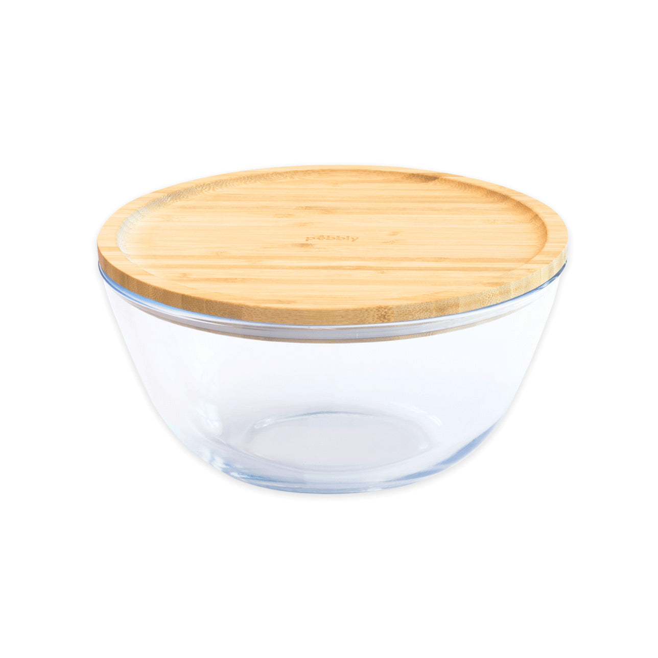 Glass Bowl With Bamboo Lid 770Ml