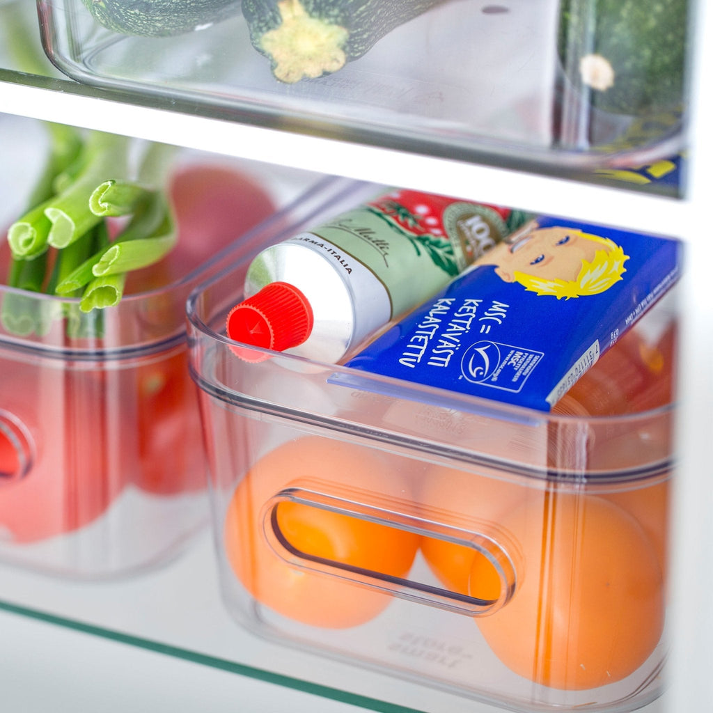 Small Stacking Lidded Fridge Storage Box