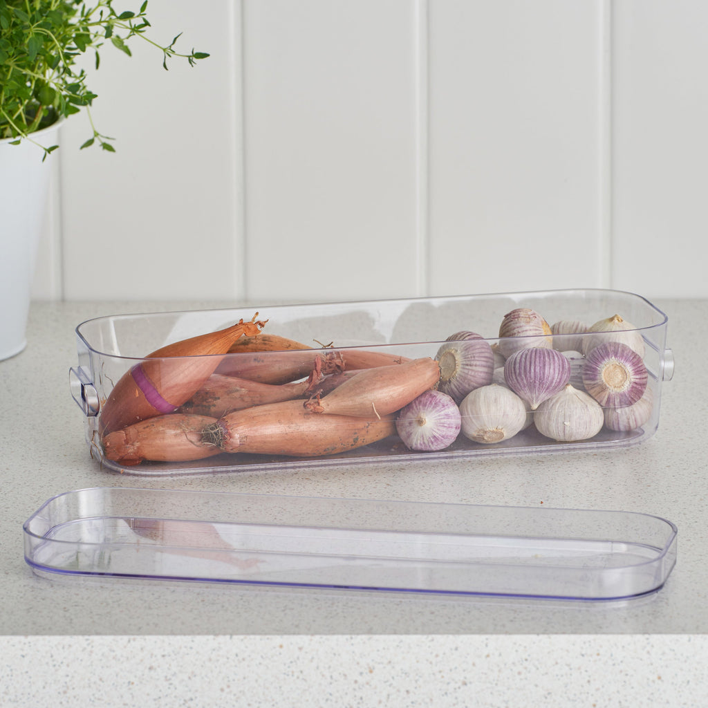 Stacking Lidded Storage Box Slim